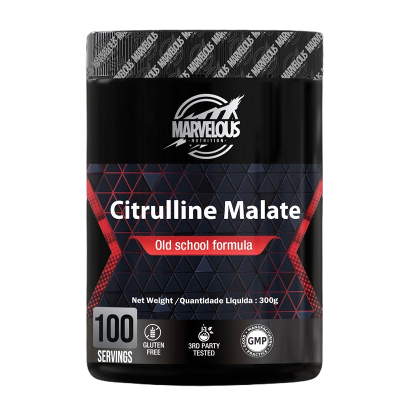 Marvelous Nutrition Citrulline Malate old School Formula-100Serv.-300G.-Unflavored
