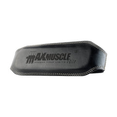 Max Muscle Leather Belt Black - 120cm