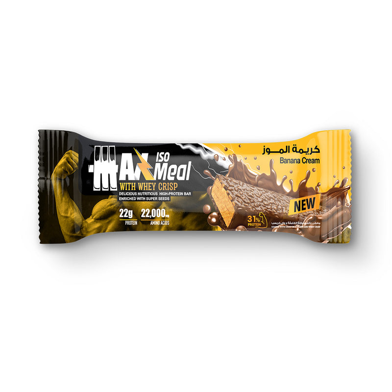 Max Muscle Max Iso Meal - Protein bar -70G-Banana Cream