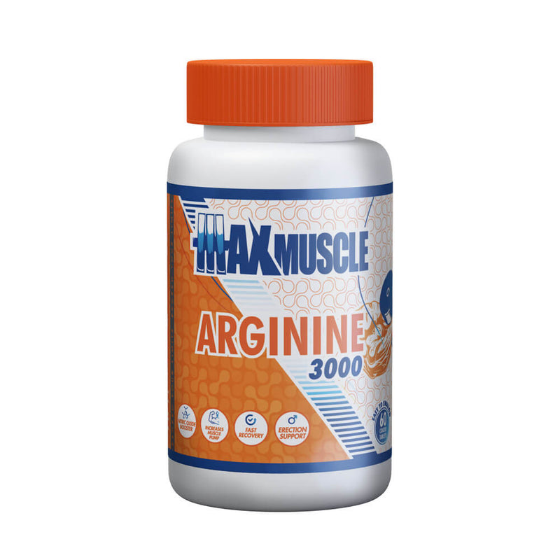 Max Muscle Arginine 3000-30Serv.-60Coated Tablets