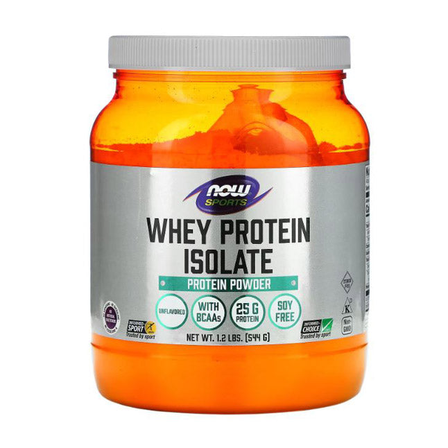Now Sports Whey Protein Isolate-19Serv.-544G.-Unflavored