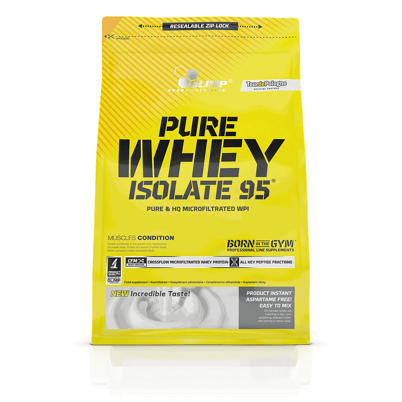 Olimp Sport Nutrition Pure whey isolate 95-17Serv.-600G-Vanilla