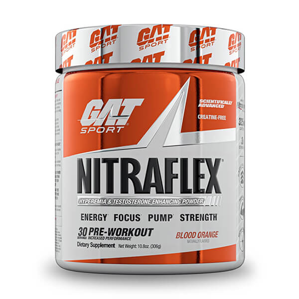 Gat Sport Nitraflex Pre-workout-30Serv.-306G-Blood Orange
