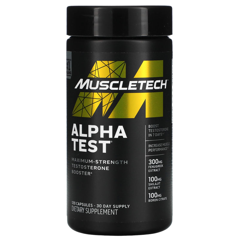 Muscletech Alpha Test-60Serv.-120Caps.
