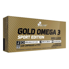 Olimp Sport Nutrition Gold Omega 3 Sport Edition-40Serv.-120 Soft Gels