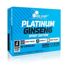 Olimp Sport Nutrition Platinum Ginseng Sport Edition-60Serv.-60Caps