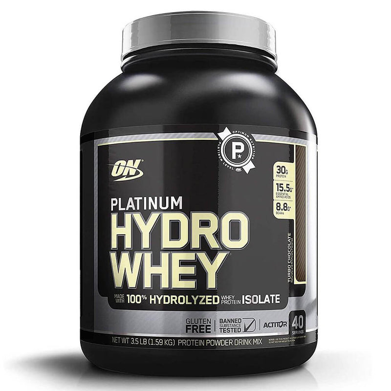 Optimum Nutrition Platinum Hydro Whey-40Serv.-1.59KG-Turbo Chocolate